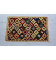 8'X5' Handmade cotton big Size Rug.world best beautiful Rug.floor covering rug(carpet,durries).Multi color rug.rugs for office/bedroom/etc..