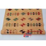 2.5x4 Handwoven Golden Rug – Eco-Friendly, Colorful Traditional Accent for Home Décor