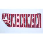 Multiple Sizes Cotton Modern Red And White Hand Woven Runner Rug- Flat Woven Washable Runner Kilim