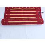 Multi Size Red And Golden Yellow Modern Striped Cotton Flat weave Hand woven Runner Rug- Reversible Runner Durrie