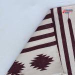 Multi Size Brown And Off White Modern Striped Cotton Flat Weave Runner Rug- Reversible Beautiful Colour combination Runner Rug