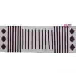 Multi Size Brown And Off White Modern Striped Cotton Flat Weave Runner Rug- Reversible Beautiful Colour combination Runner Rug