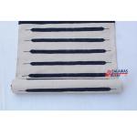 Multi Size Blue And Off White Modern Striped Cotton Flat Weave Runner Rug- Reversible Beautiful Colour combination Runner Rug