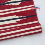 Multi Size Red And White Modern Striped Cotton Handmade Runner Rug- Washable Runner Kilim