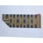 Multi Size Gray And Golden Yellow Modern Striped Cotton Handmade Runner Rug- Washable Runner Kilim