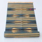 Multi Size Gray And Golden Yellow Modern Striped Cotton Handmade Runner Rug- Washable Runner Kilim