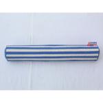 Multi Size Sky Blue And White Modern Striped Cotton Handmade Runner Rug- Washable Runner Kilim