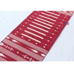 Multi Size Red And White Modern Striped Cotton Handmade Runner Rug- Washable Runner Rug