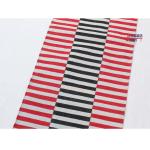 Multi Size Red And Gray, Blue Modern Striped Cotton Handmade Runner Rug- Washable Runner Kilim