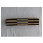 Multi Size Black And Golden Yellow , Blue Modern Striped Cotton Hand Woven Runner Rug- Reversible Runner Kilim