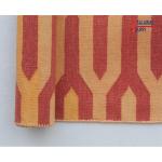 2x6 Cotton Hand Woven Runner- Red and Golden Yellow Tie-Dye Washable Rug Runner Flat Weave Runner Kilim