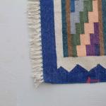 3x5 Handwoven Traditional Rug - Colorful Star Design Area Eco Friendly Rug For Home Decor