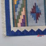3x5 Handwoven Traditional Rug - Colorful Star Design Area Eco Friendly Rug For Home Decor