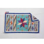 3x5 Handwoven Traditional Rug - Colorful Star Design Area Eco Friendly Rug For Home Decor