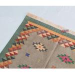 3x5 Handwoven Traditional Rug - Colorful Area Eco Friendly Rug For Home Decor
