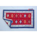 3x5 Handwoven Traditional Rug - Red Area Eco Friendly Rug For Home Decor