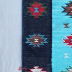 3x5 Handwoven Traditional Rug - Light Blue Area Eco Friendly Rug For Home Decor