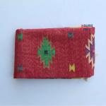 3x5 Handwoven Traditional Rug - Red And Green Area Eco Friendly Rug For Home Decor