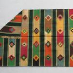 4x6 Handwoven Traditional Rug - Flat Woven Cotton Rug, Eye-catching Rug, Indian Cotton Rug