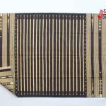 6x9 Handwoven Traditional Rug - Black And Golden Yellow Hand Woven Stripes High Quality Cotton Flatweave Rug